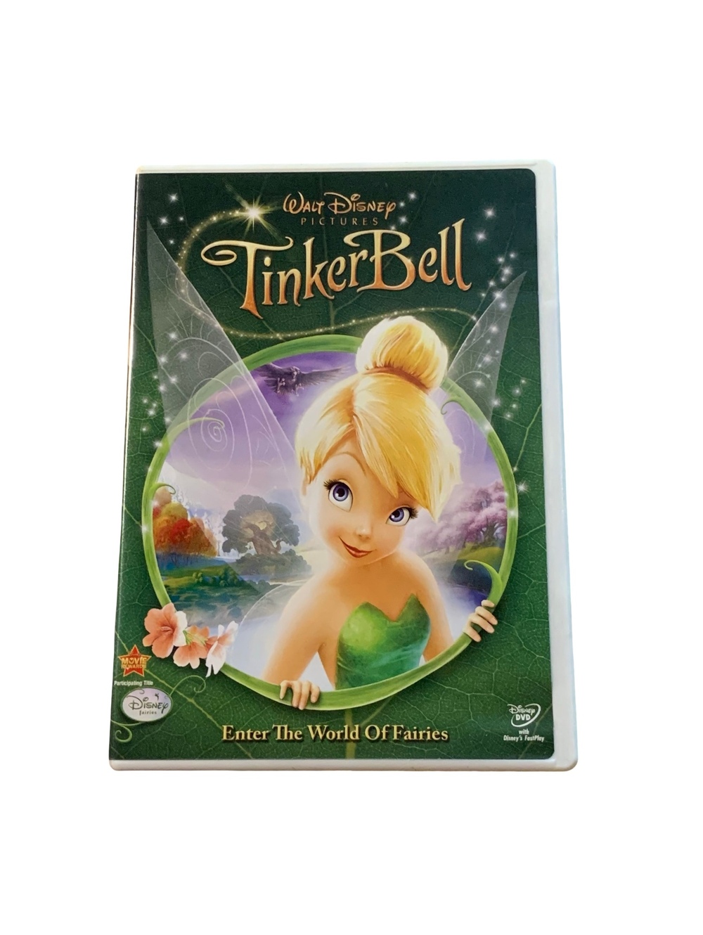 Disney Tinker Bell DVD 2008 Enter the World of Fairies w/ Slipcover